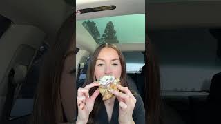 Cinnabon Cinnamon Roll Mukbang cinnamonroll cinnabon mukbang mukbangeatingshow americanmukbang [upl. by Naitsyrk]