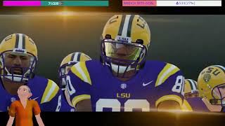 Season 2058 Viewer Dynasty 2 Eastern Michigan at LSU and at Ball State [upl. by Aehtrod]