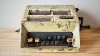 Restoration of an Antique Swedish Calculator FACIT [upl. by Clarisa]