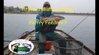 Pitsford Reservoir Fly Fishing day out Fry FEEDERS [upl. by Ailsa]