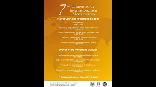 7mo ENCUENTRO DE INTERNACIONALISTAS UNIVERSITARIXS [upl. by Eadnus]