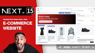🔴 Lets build a Full Stack ECommerce App with NEXTJS 15 Sanity Stripe Clerk Tailwind TS [upl. by Asiulairam]
