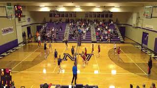 Nooksack Valley vs Mount Baker Girls Varsity Volleyball [upl. by Beaufert]