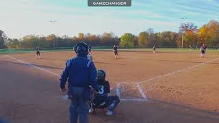 Powerball Fall Showcase  Jocelyn Miller makes diving stop in 56 hole to get lead runner out at 3rd [upl. by Euton298]