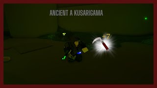 full ancient a kusarigama in vesteria  roblox [upl. by Nylirrehs]