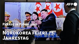 Putin gratuliert Nordkorea zum 75 Jahrestag der Staatsgründung  AFP [upl. by Ocsinarf]