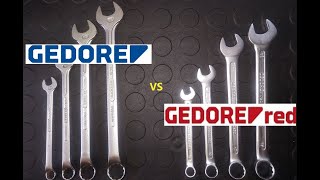 GEDORE BLUE VS RED Combination wrenches [upl. by Torrey668]