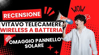 Scopri la Telecamera di Sicurezza Virtavo 2K WIFI con Pannello Solare in Omaggio [upl. by Materi]