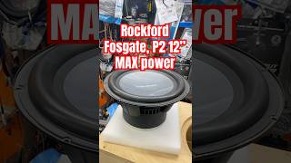 Rockford Fosgate P2 12” demo caraudio rockfordfosgate subwoofer tiktok carsubwoofers hz [upl. by Ayal]