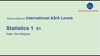 Edexcel IAL AS  A Level Statistics 1 Topic  Tree Diagram [upl. by Noam]