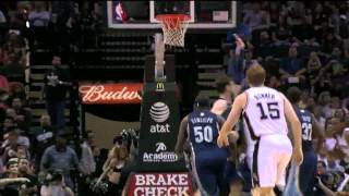 Vintage Tim Duncan 28 points vs Memphis Grizzlies full highlights 04122012 [upl. by Irmina]