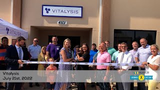 Ribbon Cutting  Vitalysis [upl. by Anaujat]