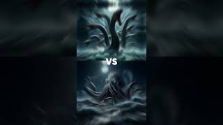 Kraken Vs Different Monsters Cthulhu Leviathan Godzilla shorts [upl. by Westland]