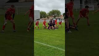 Essai vendangé 🏈 🙈  et bagarre générale 🥴😵‍💫🥵 rugby stado crabos soyaux angouleme [upl. by Atiuqiram241]