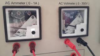 1 Demonstration of PMMC MI Electrodynamometer type indicating instruments [upl. by Unni]