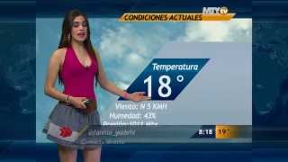 Fannia Lozano y el clima en Las Noticias Monterrey 0800 AM 11Abr2013 Full HD [upl. by Mailliwnhoj334]