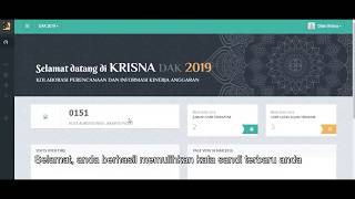 Aplikasi Krisna  Fitur Lupa Password dan Reset Password [upl. by Boyt]