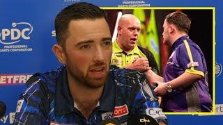 VAN GERWEN WONT LIKE LITTLER TAKING HIS THUNDER  Luke Humphries on Matchplay battle [upl. by Persse592]