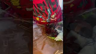 Wrapping with cellophane🥰🎀🎀 flatconcepts giftbaskets smallbusiness christmasgifts [upl. by Mcgrath]