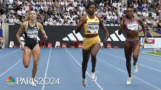 Marileidy Paulino storms past competition to claim Paris 400m  NBC Sports [upl. by Cairistiona]