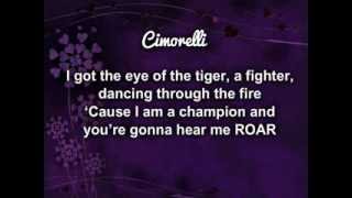 Roar Cimorelli Version lyrics [upl. by Anyahc]