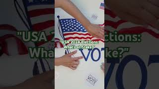 quotUSA 2024 Elections What’s at Stakequot usa election viralshorts [upl. by Sanger]