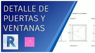 Detalles en Revit 03 Crear detalle de puertas y ventanas en Autodesk Revit  Herramienta Leyend [upl. by Nolla]