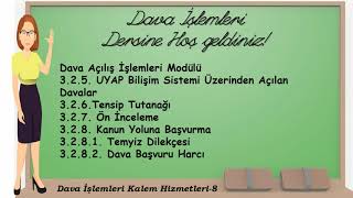 8 Tensip Tutanağı Dava İşlemleri [upl. by Nyrehtak]