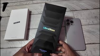 iPhone 16 Pro Max Ultraglass Screen Privacy Screen Protector amp Casetify Unboxing 🍏 [upl. by Gerstner353]