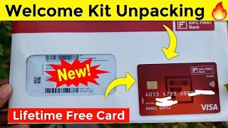 IDFC BANK SALARY ACCOUNT DEBIT CARD CHEQUE BOOK FREE 2024 [upl. by Annahsirhc]