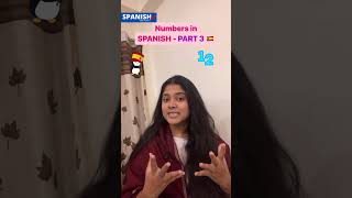 🔥 Learn SPANISH Numbers Instantly  Quick English amp Spanish Guide 🕒 language shorts numbers [upl. by Mureil]