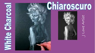 Chiaroscuro Drawing Tutorial of a Woman [upl. by Chan]