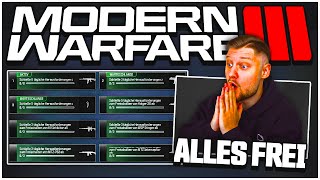 ALLE WAFFEN EINFACH FREISCHALTEN mit DIESEM TRICK in MODERN WARFARE 3 ⚡️ Neues Freischalt System [upl. by Aynotel]