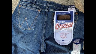 Wrangler Rooted Collection Jeans Made in USA  Review [upl. by Oretna]