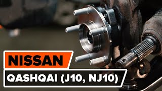 Come sostituire cuscinetto ruota anteriore su NISSAN QASHQAI J10 NJ10 VIDEO TUTORIAL DI AUTODOC [upl. by Magdalen]