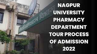 Nagpur University pharmacy department tour process of admission 2024 [upl. by Amersham]