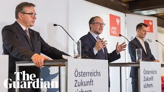 Austrias chancellor condemns antivaxxers An attack on our health system [upl. by Adnuahsar]