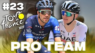 PINOT MAILLOT JAUNE DU TOUR  23  Pro Team Tour de France 2023 [upl. by Radford]