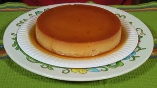 Nydias Flan De Coco  Coconut Flan  Bilingual video [upl. by Neelehtak916]