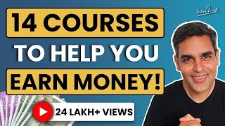 14 ONLINE COURSES that can make you RICH  Ankur Warikoo Hindi [upl. by Otsenre]