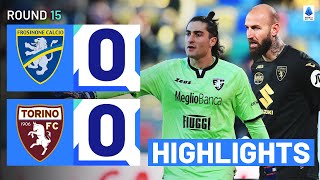 FROSINONETORINO 00  HIGHLIGHTS  Goalkeepers shine in goalless draw  Serie A 202324 [upl. by Alejoa]