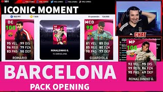 OPENING Iconic Moment BARCELONA RONALDINHO Romario amp Guardiola  PES MOBILE 2021 [upl. by Lodovico]