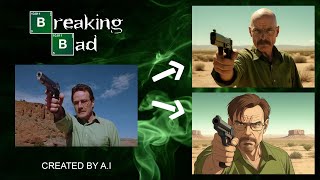 AI create 20 Breaking Bad characters in anime style Text to image [upl. by Nobe]