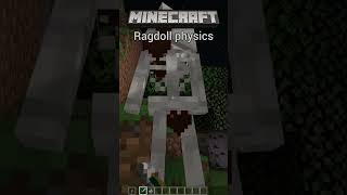 Minecraft Ragdoll Physics mod [upl. by Nahtaoj]