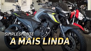 Conheça a Nova FZ25 2024 MATT GREY cinza fosco 💚 yamaha [upl. by Root]