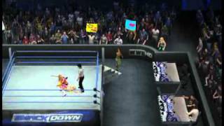 WWE SvR 2011 Natalya Sharpshooter to Annalee [upl. by Kylen]