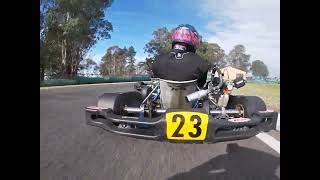 Kartsport Hawkes Bay July club day Raket 120 and Briggs Race 3 [upl. by Atekram]