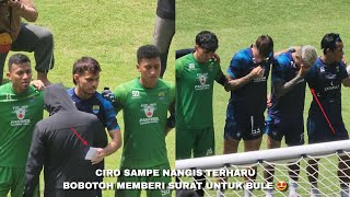 Rezaldi Hehanussa mendapat surat dari BOBOTOH Full momen setelah latihan PERSIB jelang vs Persija [upl. by Ailsa]