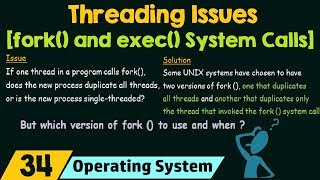 Threading Issues fork amp exec System Calls [upl. by Eiramnwad]