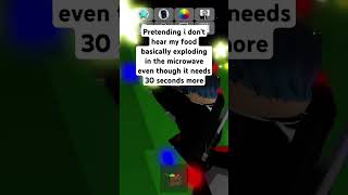 Me thinking the microwave gonna explode roblox memes relatable [upl. by Anaujit]